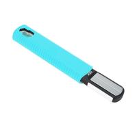 Affûteur d'outils de jardin Aiguiseur de cisailles à haies portable double bleu pour plusieurs outils de coupe avec mécanisme de verrouillage stable pour une utilisation dans le