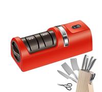 Affûteur Électrique Universel Professionnel - Affûteur Compact Sans Fil,Outil Automatique Affûtage Rapide Pour Ciseaux - Usage Domestique Cuisine Restaurant Pâtisserie Extérieur