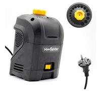 FISHTEC Affûteur de Forets Electrique Pour 3 à 12 mm Diamètre, Pierre dAiguisage, Pieds Antidérapant, Compatible Tout Forêts métaux, Alimentation Secteur 95W, Noir