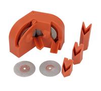 Affûteur polyvalent pour forets, affûteur de forets portable avec meules diamantées pour forets en acier rapide et en carbure, outil d’affûtage pour couteaux de cuisine, compatible