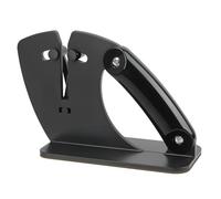 Affûteurs manuels, pour couteaux de cuisine, Aiguiseur couteaux professionnel manuel, eguiseur de couteau, Affuteur de couteaux Multi-Lame Manuel en Acier, design ergonomique/finition noire/chromée