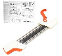 Affûteuse Chaîne Tronçonneuse 2 en 1 Ø4,8 mm - Compatible .325"" - Lime Ronde & Plate
