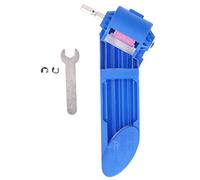 Affûteuse de forets électrique portable en corindon avec meule, universelle pour tous les forets, bleu ou orange, idéale pour les utilisateurs d'outils électriques (Bleue)