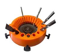 AffûTeuse De Forets For Meuleuse,AffûTeur De Forets Portatif Polyvalent For Tous Les Forets,Outil De Meulage De Forets éLectriques,Foret D'Angle De 2 à 13 Mm For Meuleuse De 125 Mm (A-1PC)