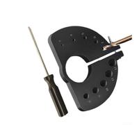 Affûteuse de Forets Portable pour Meuleuse d'Angle 11.5cm(black) | Design portable, fixation meuleuse, usage pour chantier, léger, transport facile