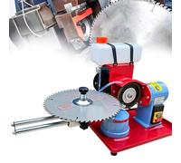 Affûteuse de lames d'établi, meuleuse à sec et à eau avec moteur en cuivre pur, outil d'affûtage précis pour lames de scie, idéal pour la fabrication de meubles et le travail du bois. 370w-220v