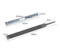 Affûteuse de tronçonneuse, trousse d'outils d'affûtage de scie à chaîne jauge de profondeur et lime plate pour tronçonneuse