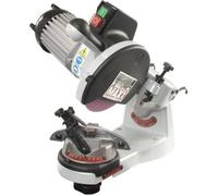 Affûteuse électrique professionelle MAXX pour chaînes de tronçonneuses avec système de serrage automatique de l'étau breveté