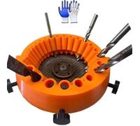 Affuteuse Foret Nouvelle Affuteur de Foret Améliorée Meuleuse Forets pour Forets de 2 à 13 mm et Meuleuse de 115/125 mm avec Gan
