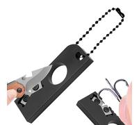 Affûteuse manuelle, affûteuse professionnelle, outil d'affûtage de coupe pour la restauration - Aiguiseur de couteau portable en acier au tungstène pour cuisine extérieure, camping, activités à l'ap