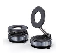 AFGBCPMB Ventouse Support Telephone Voiture Magnetique Pliable pour Land Rover Range Rover Vogue 2013 2014 2015 2016 2017, avec 360°,Black