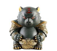 AFGFGHES Animaux De Compagnie pour Le Thé Tigre thé lumière for Animaux de Compagnie, Ornements de Luxe, thé créatif, Sculpture d'animaux, Artisanat, décoration de Bureau Figurines