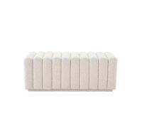 AFGFGHES Banc de fin de lit, bancs en tissu éponge pour bout de lit et entrée, repose-pieds de causeuse, bancs de chambre à coucher, bancs de commode, bancs d'intérieur pour chambre à coucher (150 x