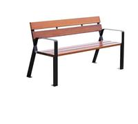AFGFGHES Banc De Parc Chaise De Parc avec Dossier, Banc D'extérieur en Fonte D'aluminium, Double Communauté Carrée Extérieure Bancs De Terrasse(B)
