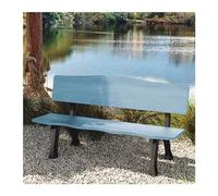 AFGFGHES Banc De Parc Chaise De Parc Banc De Repos Extérieur Cour Siège en Fonte D'aluminium Bande De Dossier De Loisirs Communautaire en Plein Air Bancs De Terrasse(A 150CM)