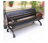 AFGFGHES Banc De Parc Chaise de parcBanc extérieur en Acier inoxydableChaise Plaza de loisirsBancBancs de Dossier de Patio extérieur Bancs De Terrasse(1.8m)