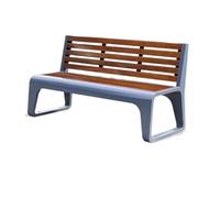 AFGFGHES Banc De Parc Chaise D'extérieur, Cour Extérieure, Double Siège, Repos, Chaise De Parc Commerciale en Bois, Dossier De Banc Extérieur Bancs De Terrasse(B 150CM)