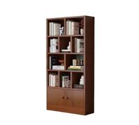 AFGFGHES Étagère À Livres Bibliothèque De Bureau en Bois Massif, Étagère De Rangement for Salon, Bibliothèque sur Pied, Vitrine Murale, Armoire D'information Étagères De Rangement(S:80CMX30CMX180CM)
