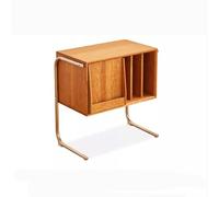 AFGFGHES Étagère À Livres Bibliothèque en Bois de Cerisier, Meuble à Magazines en Bois Massif, Table d'appoint, Armoire de Rangement for Chambre à Coucher, bûche Simple Étagères De Rangement