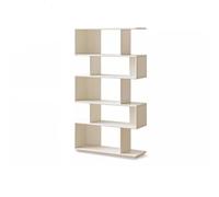 AFGFGHES Étagère À Livres Bibliothèque en Bois Massif, Style crème Blanche, étagère de Rangement du Sol au Plafond, cloison Murale de Salon, bibliothèque d'angle de Maison Étagères De Rangement