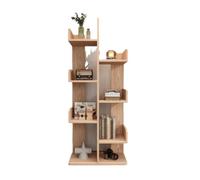 AFGFGHES Étagère À Livres Bibliothèque Nordique Simple en Bois Massif, Bibliothèque D'étude, Armoire De Rangement Au Sol, Étagère De Rangement for Salon Étagères De Rangement