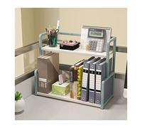 AFGFGHES Étagère À Livres Étagère de Rangement de Bureau étagère en métal Organisateur de Livre de Bureau à Domicile Étagères De Rangement(L45 x W22 x H42 cm)