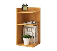 AFGFGHES Étagère À Livres Étagère en Bois de Stockage de Livres de Bureau Étagère d'angle à Trois Couches Étagère d'organisation Domestique multifonctionnelle Simple Étagères De Rangement(A)