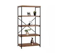 AFGFGHES Étagère À Livres Étagère Simple en Fer Et Bois Massif du Sol Au Plafond, Étagère De Rangement Multicouche for Salon Chambre À Coucher, Étagère De Rangement for Cuisine Étagères De Rangement