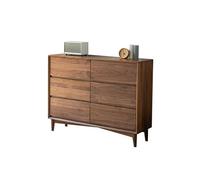 AFGFGHES Meuble De Cuisine Commode en Bois Massif, Noyer, Meuble décoratif Simple for Salon, entrée, Couloir Meuble Buffet(140x35x90cm)