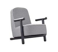 AFGFGHES Petit Canapé Accueil Salon Accoudoir Canapé Chaise en Bois Massif Pied-de-Poule Simple Balcon Loisirs Petit Canapé Canapés pour Le Salon