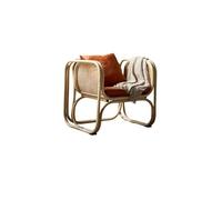 AFGFGHES Petit Canapé Canapé Nordique en rotin for la Maison, Chaise en rotin for Balcon, Chaise de canapé, Chaise de Salon, Chaise de Loisirs Canapés pour Le Salon(74x71x71cm)