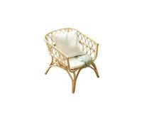 AFGFGHES Petit Canapé Chaise de Petit canapé en Bois de rotin Chaise de Dossier de Balcon à la Maison Chaise de Loisirs Chaise en rotin Canapés pour Le Salon