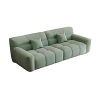 AFGFGHES Petit canapé de couleur crème, petit appartement, moderne et simple, en tissu bonbon, canapé de couleur crème pour le salon (A, 180 cm)