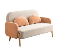 AFGFGHES Petit canapé en tissu - Petit appartement simple et moderne pour salon, magasin de vêtements, chambre à coucher, simple, double, trois personnes - Petit canapé pour salon (A, 130 cm)