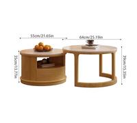 AFGFGHES Petite table basse petit appartement salon table d'appoint maison table basse ronde table basse salon table basse simple tables de salon