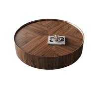 AFGFGHES Petite Table Basse Table Basse en Bois Massif, Moderne et Simple, Ronde, adaptée au Salon, à la Chambre à Coucher et au Bureau Tables De Salon(S:80 * 32cm)