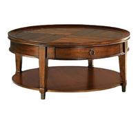 AFGFGHES Petite Table Basse Table Basse Simple en Bois Massif, Ronde, Table Basse rétro, Table Basse de Salon Tables De Salon(90 * 45CM)