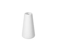 AFGFGHES Pot De Fleurs Plastic Vase White Vertical Stripes Flower Arrangement Modern Lantern Office Home Decoration Flower Vase Pots De Plantes D'intérieur