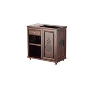 AFGFGHES Table D'appoint De Canapé Armoire à thé en Bois, Table à thé, Salon, canapé, Armoire latérale, Support à thé Table D'appoint De Salon
