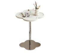 AFGFGHES Table d'appoint de canapé de style crème à la mode, table d'appoint pour salon, petite maison basse, table de chevet simple, table d'appoint de salon