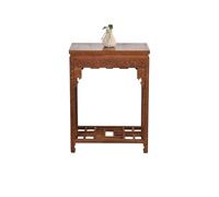 AFGFGHES Table D'appoint De Canapé Table d'appoint de canapé en Bois de Style Chinois, Petite Table d'appoint for Salon, Support de Fleurs d'angle Table D'appoint De Salon