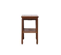 AFGFGHES Table D'appoint De Canapé Table d'appoint de canapé en Bois, Petite Table Basse Simple, Double Couche, Style Chinois, Petite Table carrée, Petite Table à thé Table D'appoint De Salon