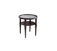 AFGFGHES Table d'appoint ronde en bois pour canapé, table basse, table d'appoint de salon