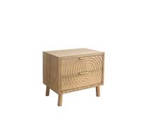 AFGFGHES Table de chevet créative pour chambre à coucher, meuble de rangement double couche (02)