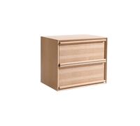 AFGFGHES Table de chevet en bois massif de couleur bois massif pour chambre à coucher, moderne et minimaliste, meuble de chambre à coucher