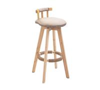 AFGFGHES Tabouret De Bar Chaise de Bar en Bois Massif Simple, Tabouret de Bar à Dossier for Magasin Commercial Tabouret Haut