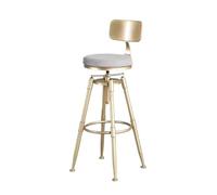 AFGFGHES Tabouret De Bar Nordique Simple Doré Ascenseur Chaise De Bar Café Restaurant Décontracté Bar Chaise Haute Tabouret Haut