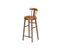 AFGFGHES Tabouret De Bar Tabouret de Bar de Loisirs Simple en Bois Massif adapté aux cafés, Restaurants, Bars, Tabouret de Bar à Domicile Tabouret Haut Tabouret Haut(B)