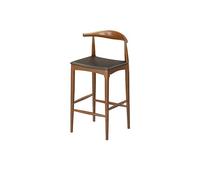 AFGFGHES Tabouret De Bar Tabouret de Bar de Loisirs Simple en Bois Massif adapté aux cafés, Restaurants, Bars, Tabouret de Bar à Domicile Tabouret Haut Tabouret Haut(C)