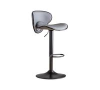 AFGFGHES Tabouret De Bar Tabourets de Bar européens à Dossier léger et Luxueux, tabourets Hauts en Cuir PU for îlot de Cuisine créatif en Fer Tabouret Haut(D)